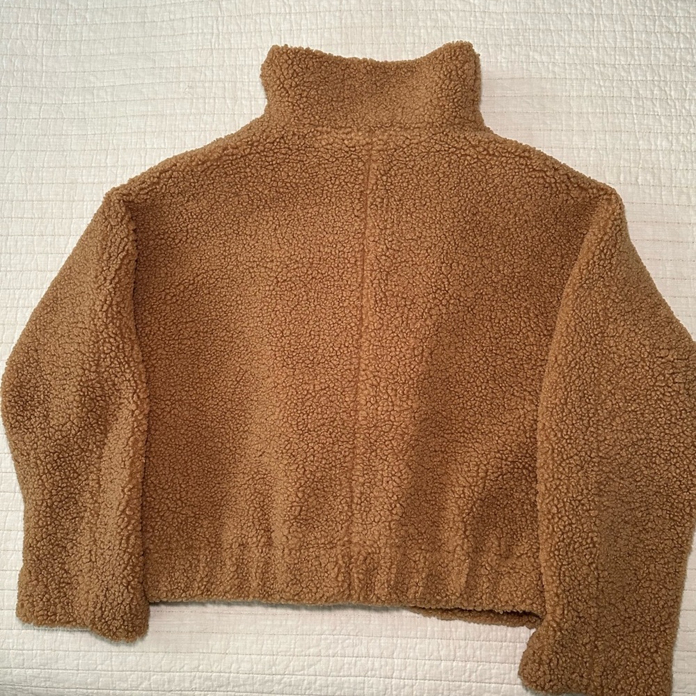 Free People, We The Free, teddy coat, caramel color. Size S - Picture 4 of 6
